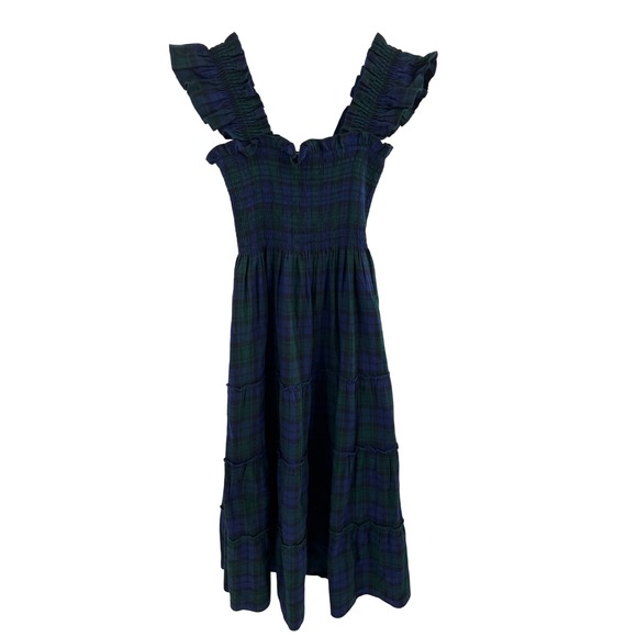 green emerald velvet dress All I Want Navy Tartan Plaid Midi Dress, Small - The Mint Julep Boutique